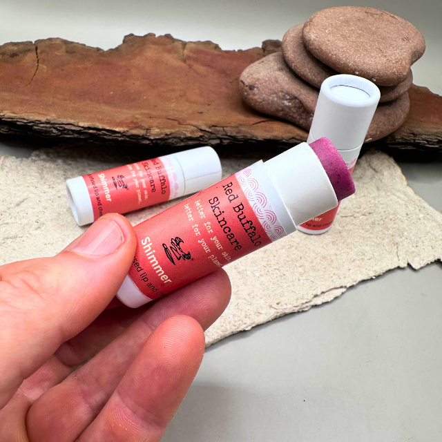 Shimmer beetroot lip balm - Image 3